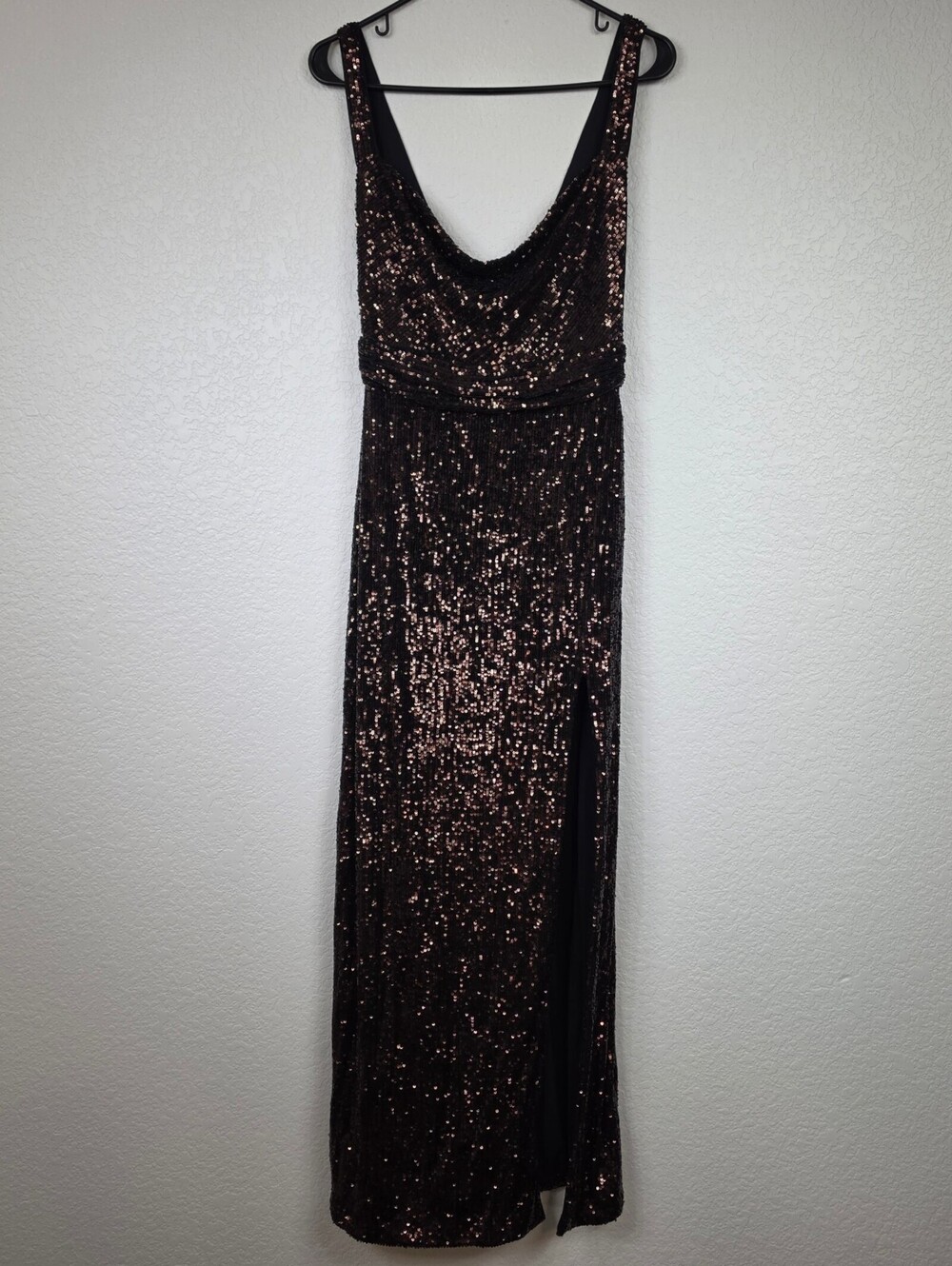 Free People $350 Dark Sparkle Sequin Size 2 Dress